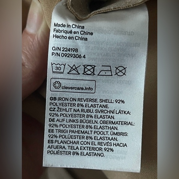 Oversized Faux Suede Trench Coat - Cream/Light Beige - Picture 10 of 11